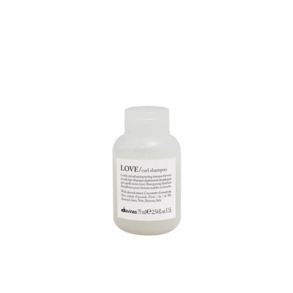 Davines Love Curl Shampoo 75ml travel size for curly hair