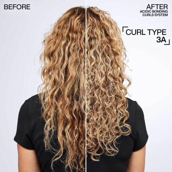 Redken acidic bonding curls shampoo type 3a curls before and after